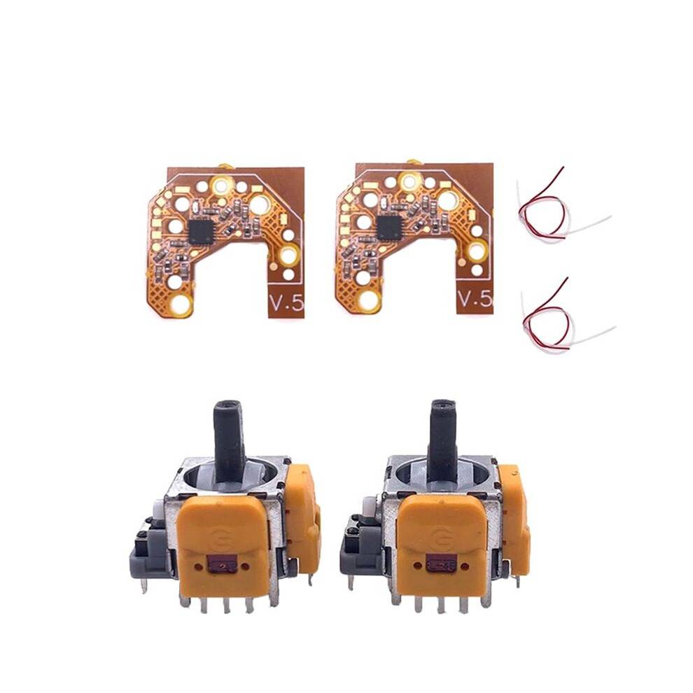 2PCS Hall Joystick+Calibration Board for PS5 Gamepad Hall Effect & Hall Joystick Center/Outer Ring Calibration