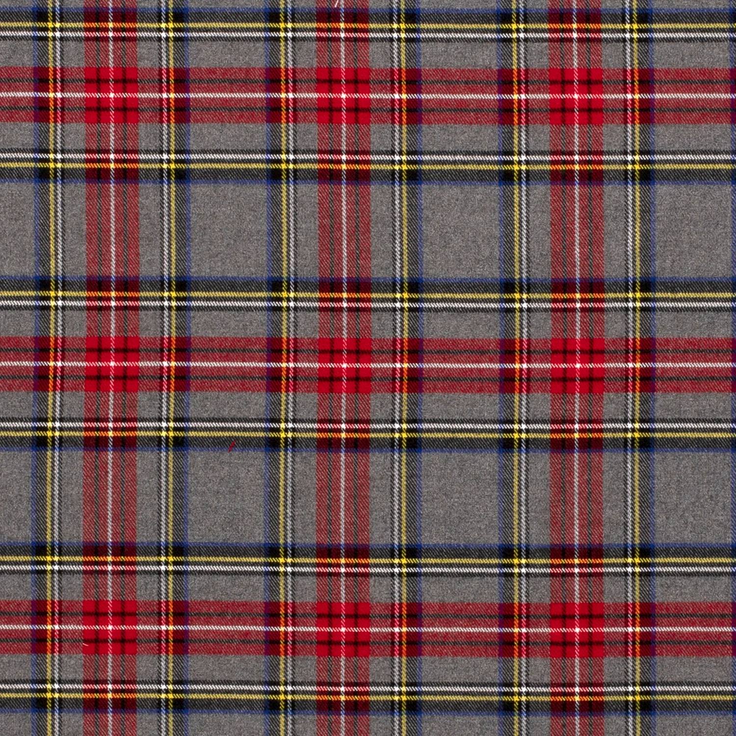 Checks Grey - Gabardin med stretch