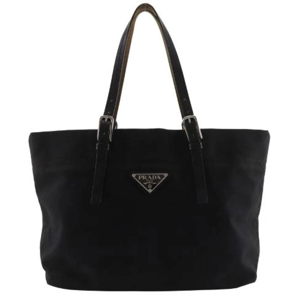 Prada Vintage - Pre-owned Canvas Tote Bag Vintage - Dam - ONE Size -