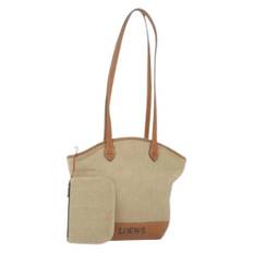 Loewe Pre-owned, Vintage , Dame, Beige, ONE SIZE, Tyl, Pre-owned canvas håndtasker