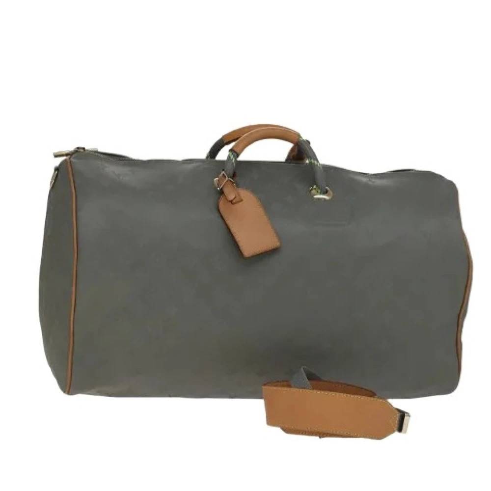Louis Vuitton Vintage Pre-owned Vintage Boston Taske - Vintage - Dame - Grå - ONE SIZE - Uld