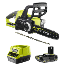 Ryobi OCS1830-0C ONE+ 18V Kædesav med 2,0 Ah batteri og hurtiglader