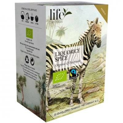 Te LIFE BY FOLLIS Lakrits kryddor 20/fp