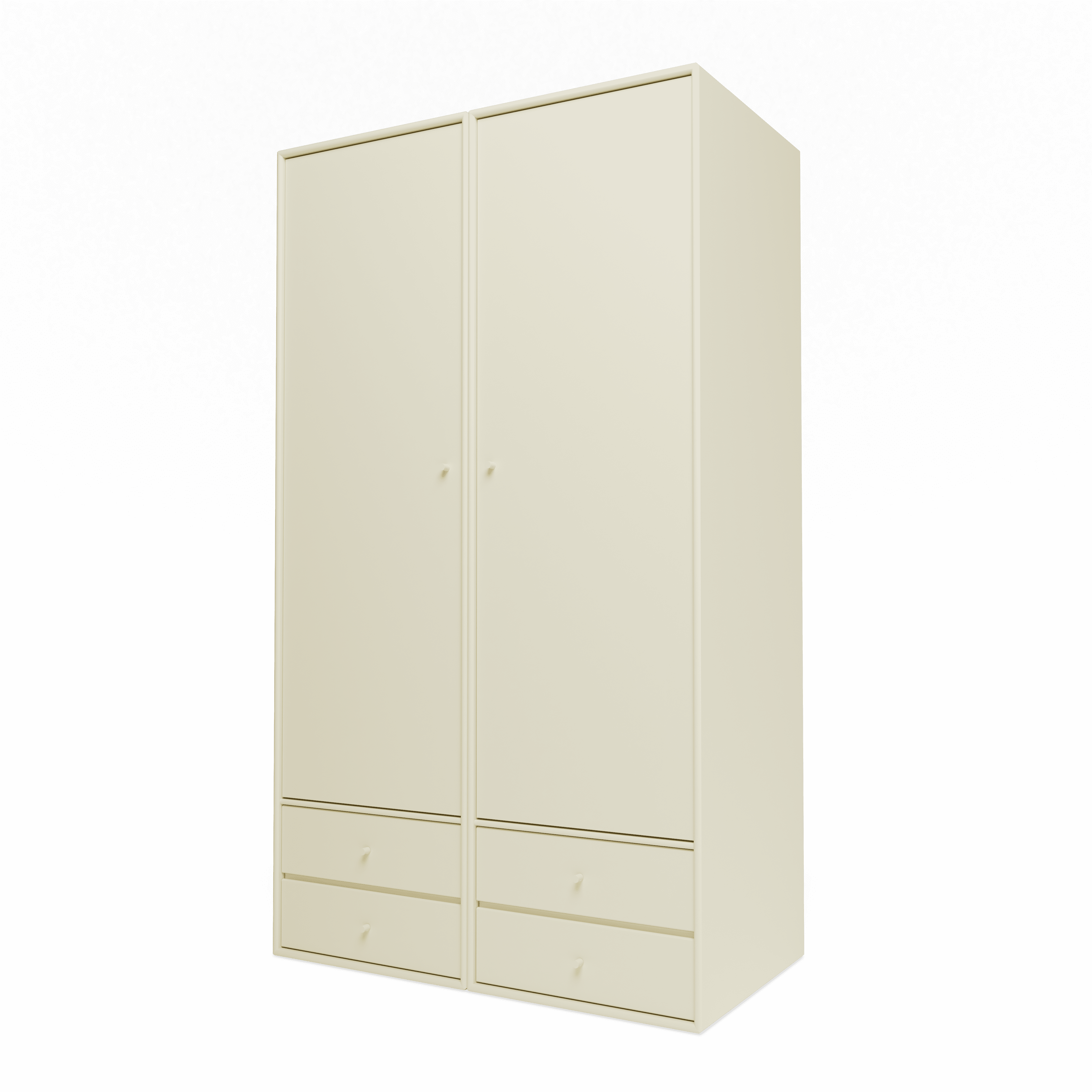 Attire IV garderobe, inkl. ophæng fra Montana Vanilla - Jacobsen Plus