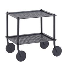 Muuto - Flow Trolley 2 Layer Blue Grey - Normal Studio - Blå - Metal