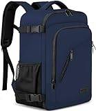 Kabinväska för under sätet, liten resväska, handbagage, ryggsäck, kabinstorlek, för flygplan, flygväska, reseryggsäck med USB-laddningsport, BLÅ, 40 x 20 x 25cm-20L, Semester