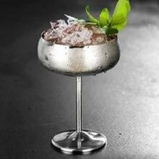 1 st lyx 304 rostfritt stål cocktailglas cocktail juice drink champagne bägare fest barware köksredskap silver