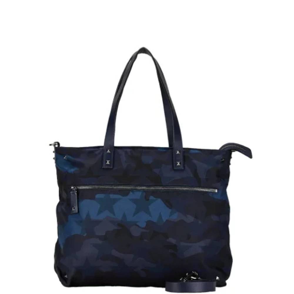 Valentino Vintage Pre-owned nylon totes - Vintage - Dame - Blå - ONE SIZE - Nylon