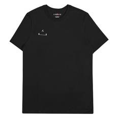 M J 23e Ss Crew, Male, Tøj, T-shirt, Sort, XXL