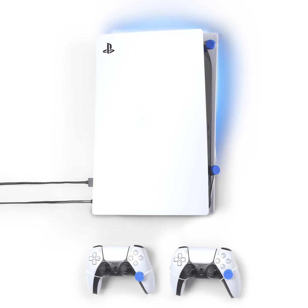 PlayStation 5 (PS5 Original) Wall Mount (Disc and Digital) - Wall Mount for PS5 Original / Black