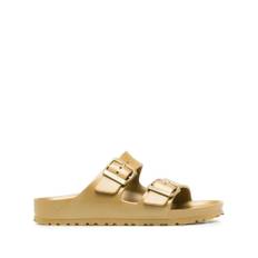 Birkenstock, Skor, Dam, Gul, 39 EU, Guld Arizona Eva Sandaler