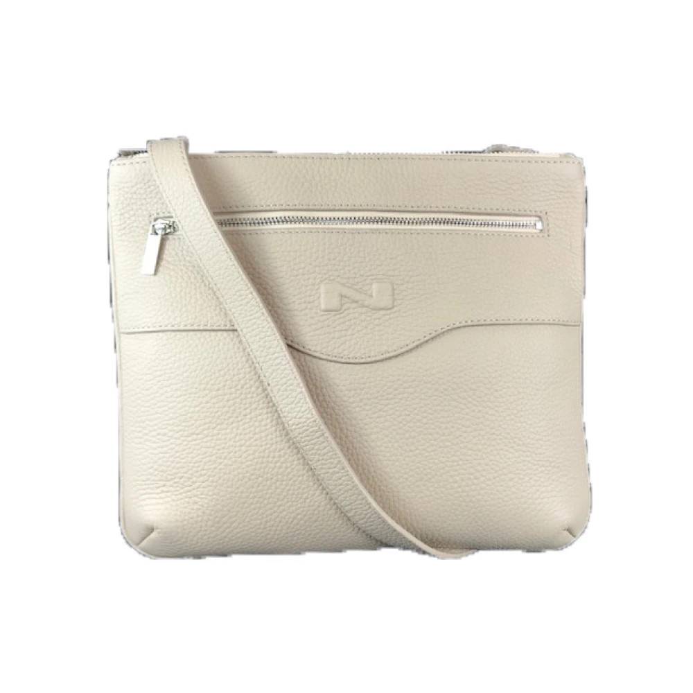 Nathan-Baume, Tasker , Dame, Beige, ONE SIZE, Uld, Stilfuld Cross Body Taske til Kvinder