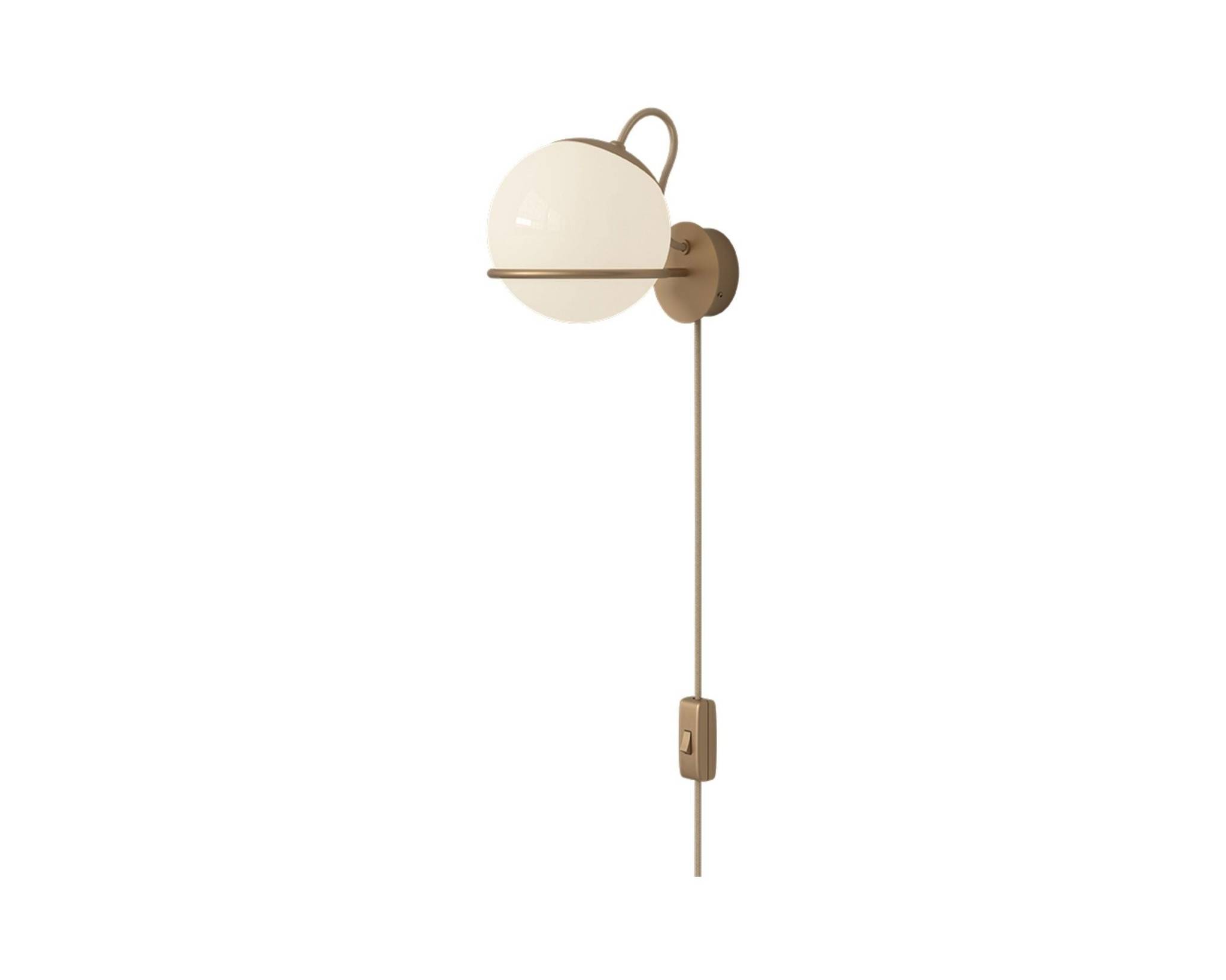 Astep Model 237/1 vägglampa ø 14 cm champagne