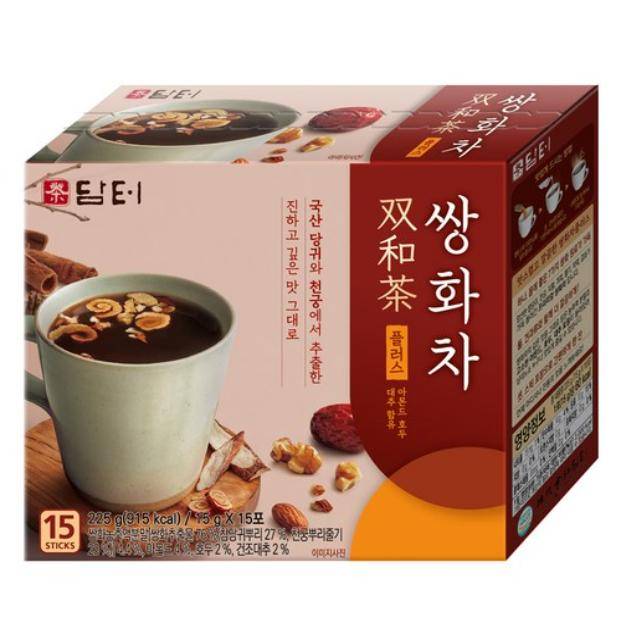 DamTuh Ssanghwa Tea Plus 15g x 15 Sticks | Traditionellt koreanskt te