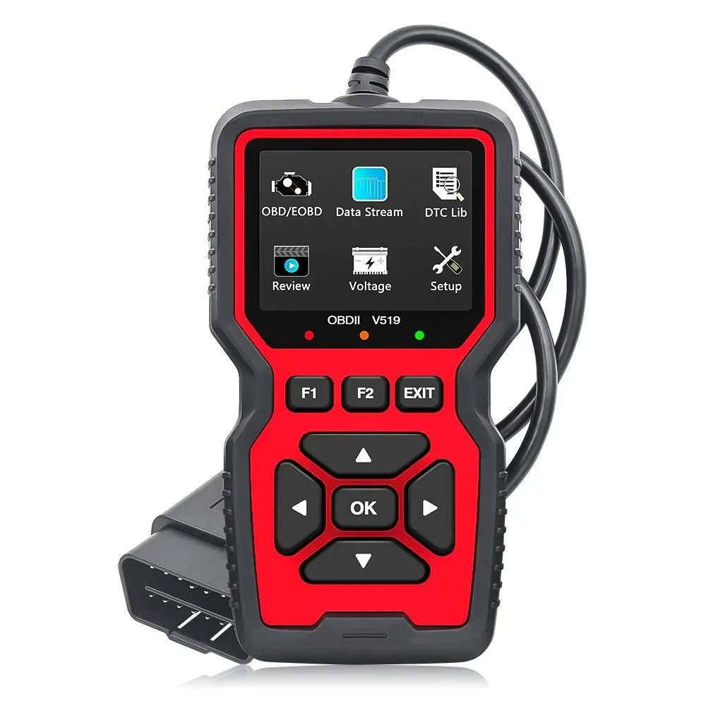 V519 OBD2 Multifunction Tool – Engine Fault Code Reader with Mode 6 & Mode 8