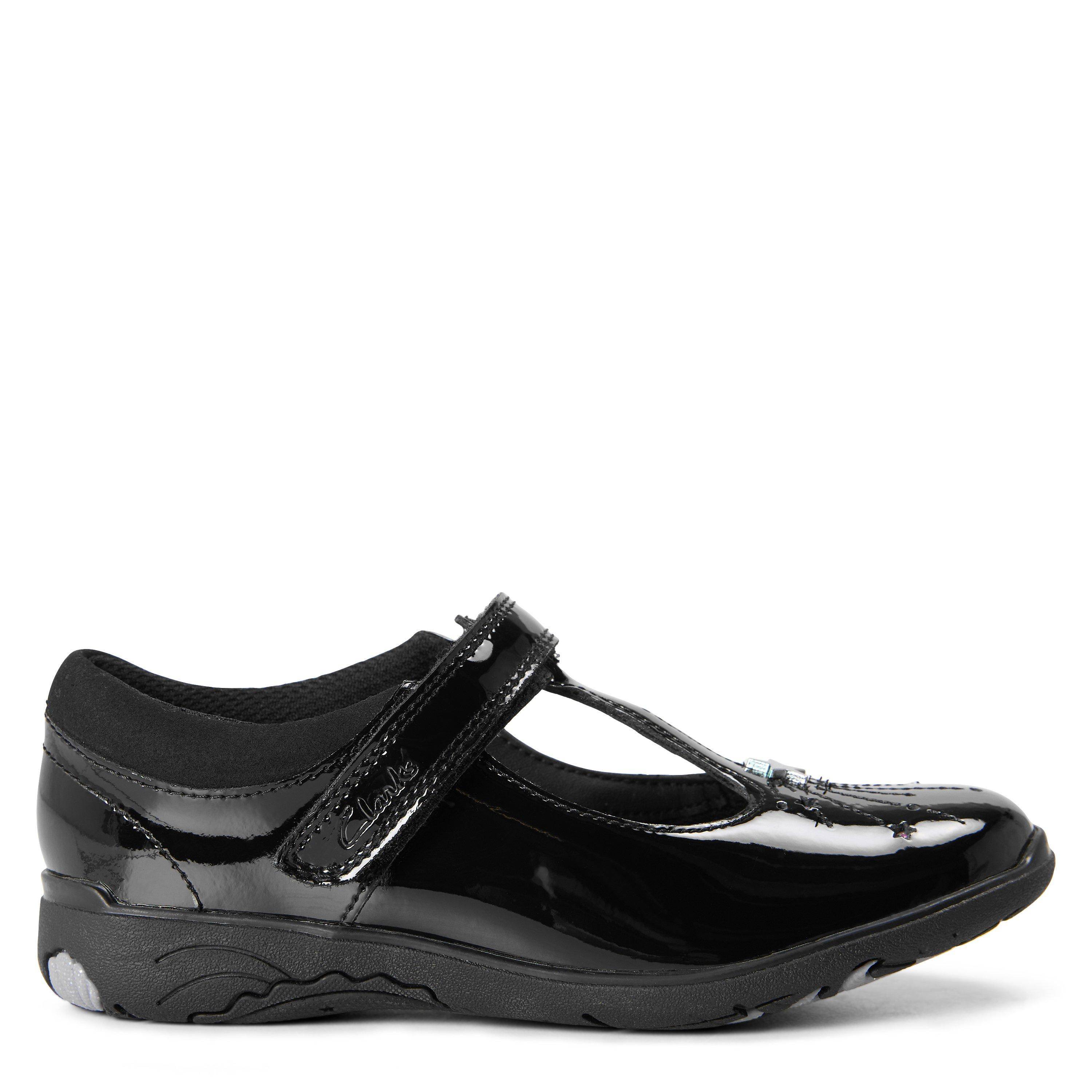 Clarks Kids' Relda Magic Leather Ballet Pumps