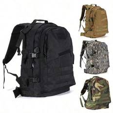 Backpack Outdoor Sports 3D Backpack For Hiking Camping Large Capacity Backpacks Travel Backpack Travel Backpack Luggage Bag Vacation Summer Laptop Car - Black