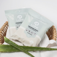 Aloe Vera & Kokos våtservetter för Hund & Katt - Två Pack spara 15%
