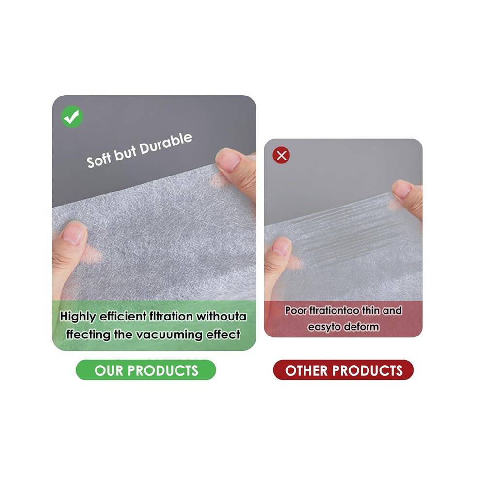 300 Sheets Nail Dust Collector Filter Paper: Disposable Dust Vacuum Filter for Most Nail Dust Fan Extractor Machine A