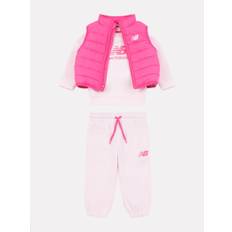 New Balance New Balance Red Baby Girls Sweatshirt Joggers & Gilet Set