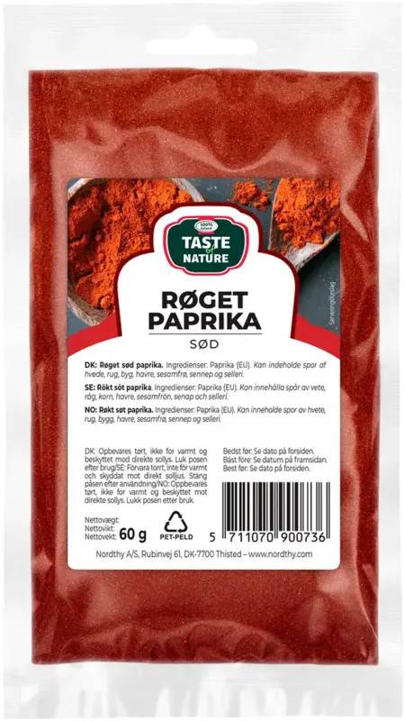 Taste of Nature Røget Paprika Sød