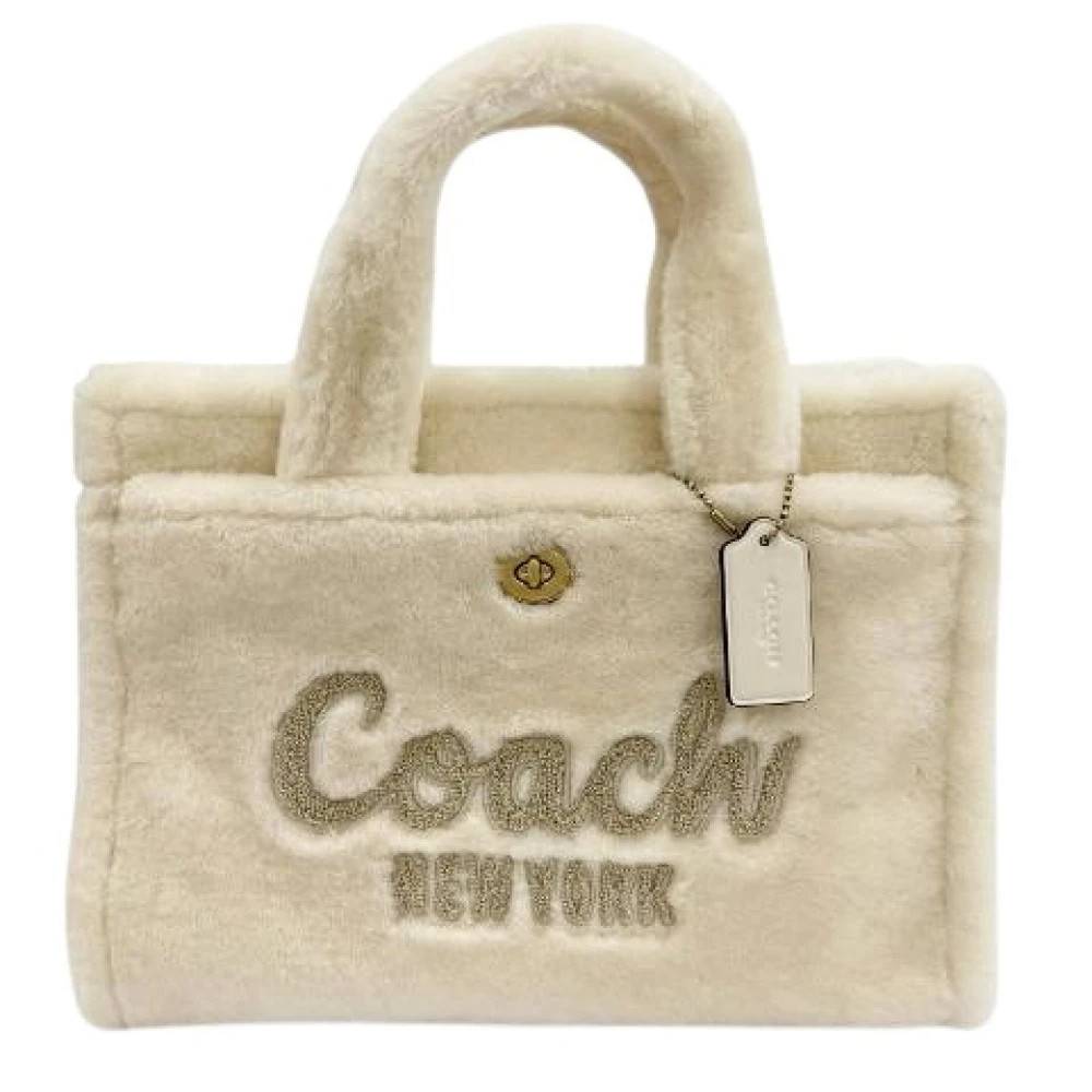 Coach Pre-owned - Pre-owned Cargo Shearling Tote Bag Vintage - Dam - ONE Size -