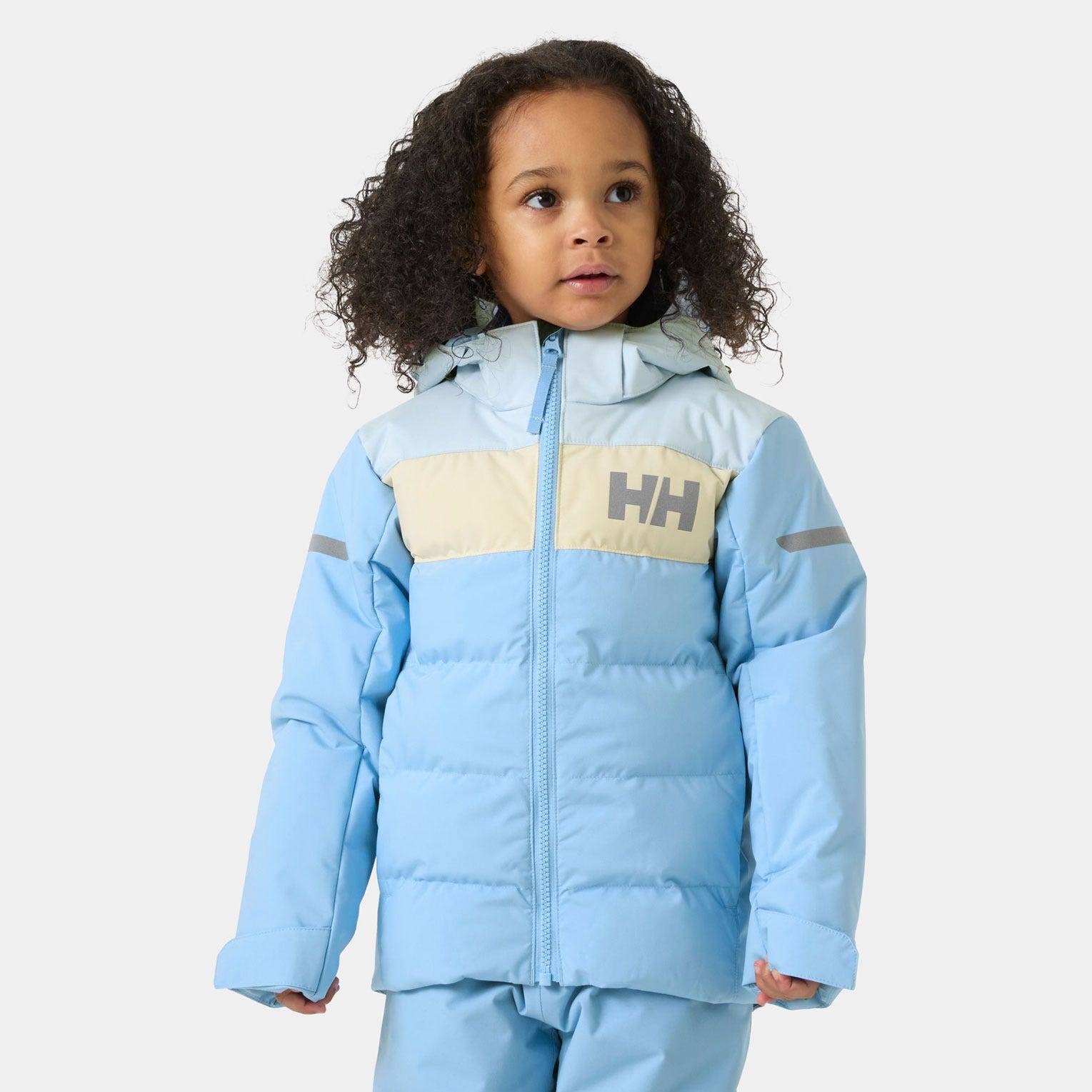 Helly Hansen Barn Vertical Värmande Skidjacka Blå 104 - Bright Blue Blå