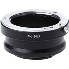 Adapterring f&#xF6;r pentax k pk-objektiv till -sony nex e mount nexc 3 nex 5n nex 5c nex 7 vg-10