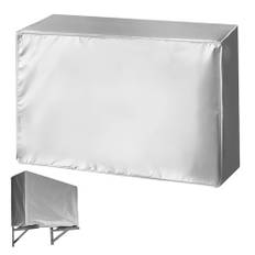 Skydd för luftkonditionering utomhus, vattentät luftkonditioneringssystem, skyddskåpa, UV-resistent och dammsäker, silverbelagd polyester, 86 x 35 x 60 cm, för hem och företag