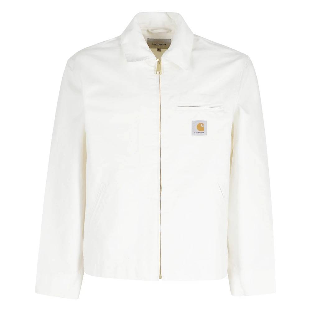 Carhartt Wip Detroit Jacket - Jakker - Herre - Hvid - L - Bomuld
