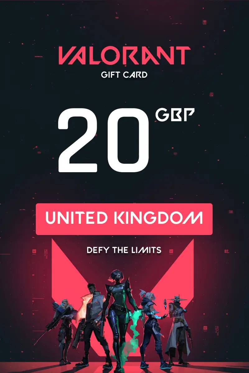 Valorant £20 GBP Gift Card (UK) - Digital Code.