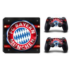 PS4 Slim skin til konsol og to controllere. Bayern Munchen.
