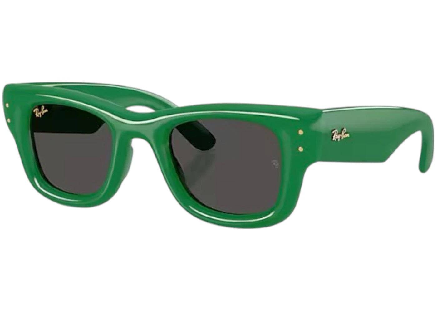 Ray-Ban x A$AP Rocky Wayfarer Puffer Sunglasses Polished Green Ultra Black (RB4940) - One Size (One Size)