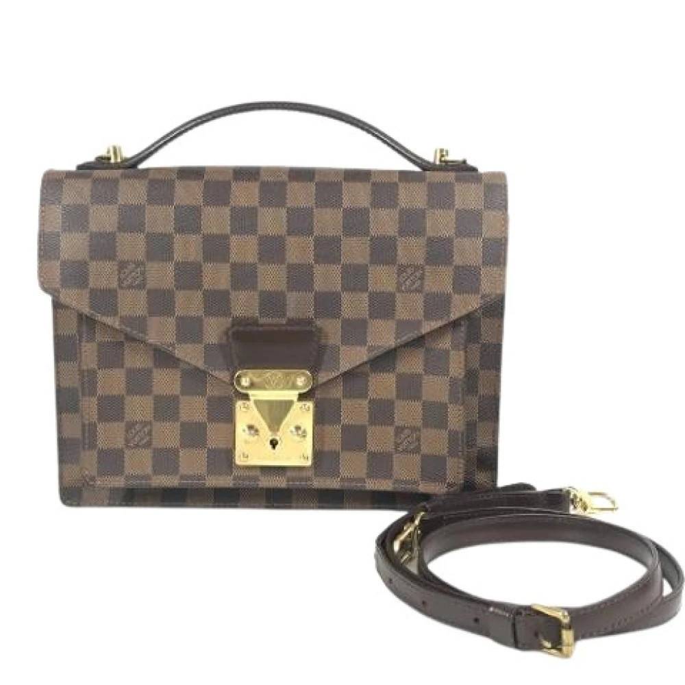 Louis Vuitton Vintage Pre-owned Damier Canvas Skuldertaske - Vintage - unisex - Brun - ONE SIZE - Uld