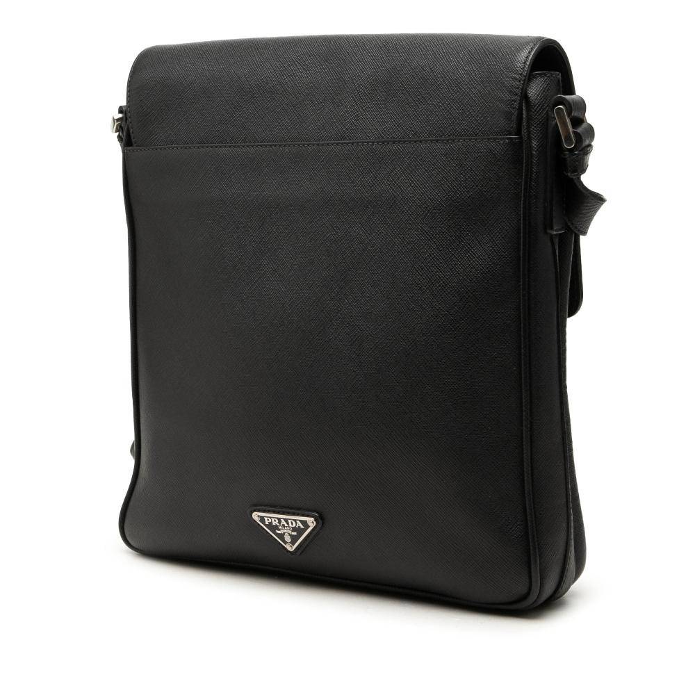 Prada Vintage Prada Messenger Bag L 26.50cm x W 26cm x D 6cm - Prada Vintage hos Magasin.