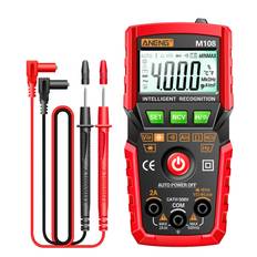 ANENG M108 Smart Digital Multimeter Auto Range 4000 Counts NCV Universal Meter Handheld