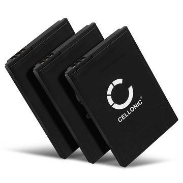 3x CELLONIC uppladdningsbart V30145-K1310-X445 batteri för Siemens Gigaset SL78H, SL350, SL400, SL400A, SL450, SL750, SL780, SL785 trådlös telefon - telefonbatteri, ersättningsbatteri