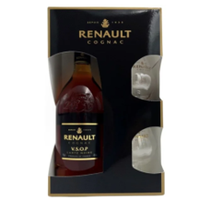 Renault Carte Noire VSOP 70 cl. - 40% i gaveæske med glas