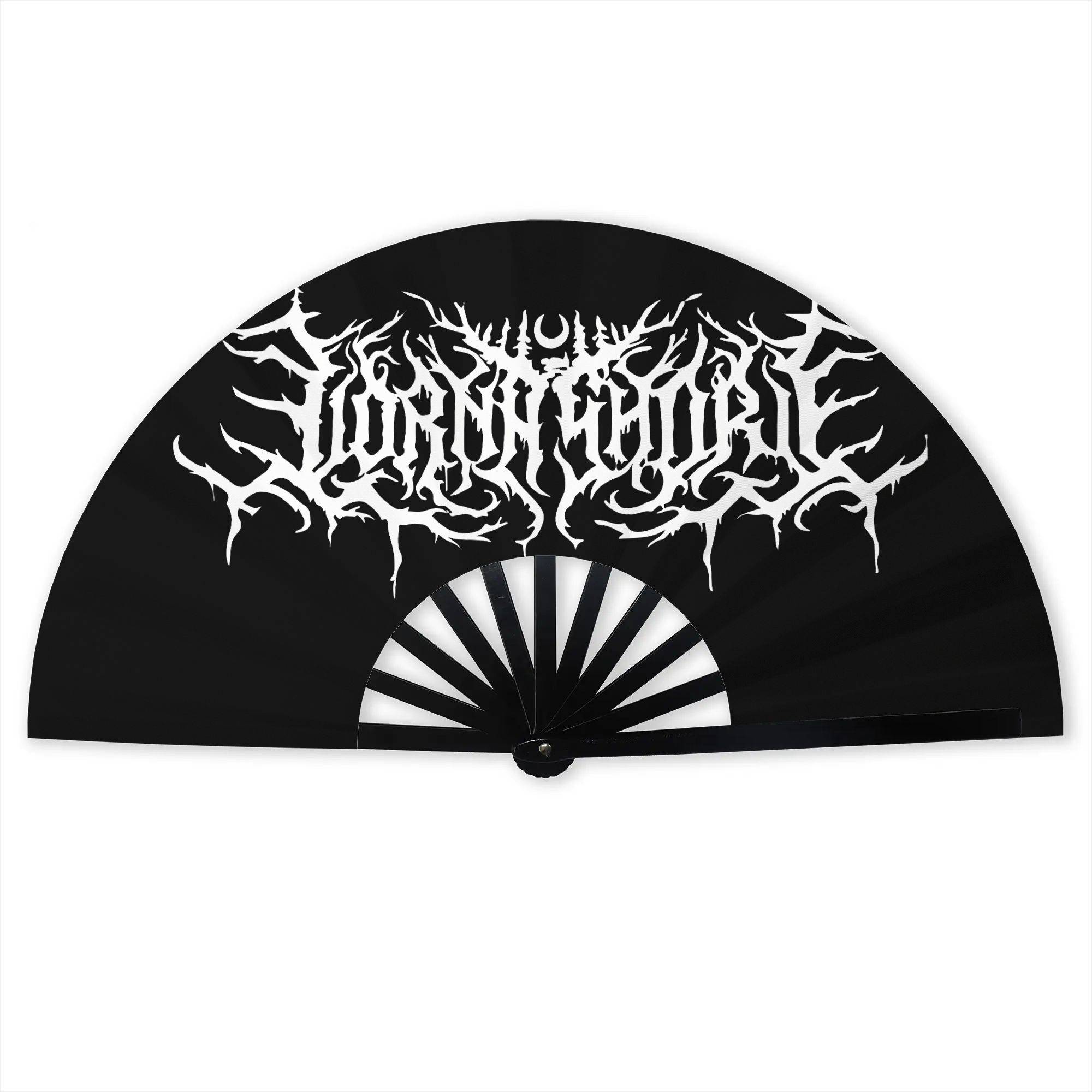 2d Print Design Cool Music Folding Fans Foldable Fan Easy To Carry
