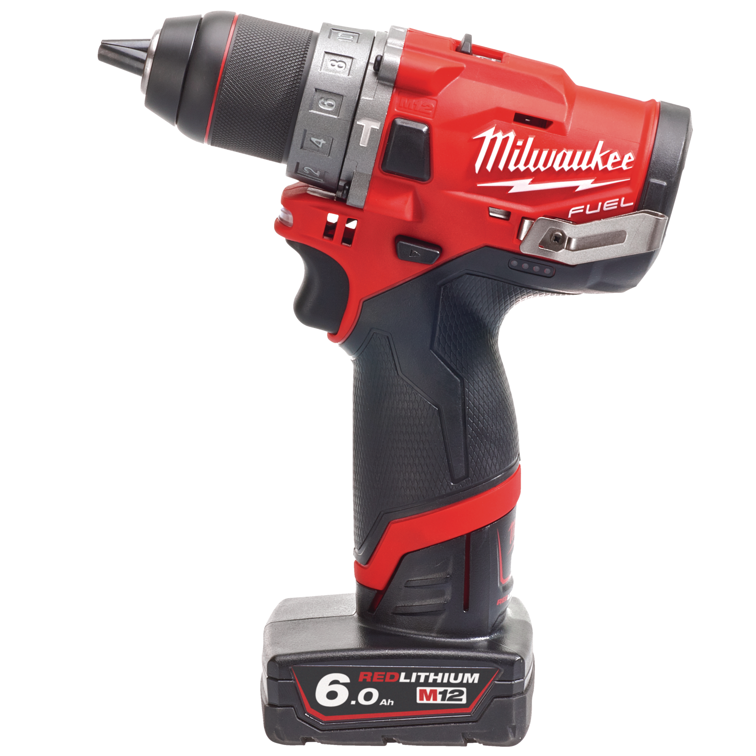 Milwaukee M12 FDP-602X 12V Fuel slagboremaskine 2x 6.0 batterier og lader