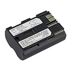 TECHTEK batterier kompatibel med [Canon] DM-MV100X, DM-MV100Xi, DM-MV30, DM-MV400, DM-MV430, DM-MV450, DM-MVX1i, EOS 10D, EOS 20D, EOS 20Da, EOS 300D, EOS 30D, EOS 40D, EOS 50D, EOS 50D Digital SLR,