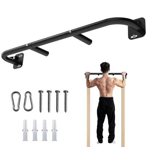 Fitarc Kraftig väggmonterad pull-up-stång, bjälkmonterad chin-up-stång för dörröppning, stålkonstruktion, hemmagymutrustning