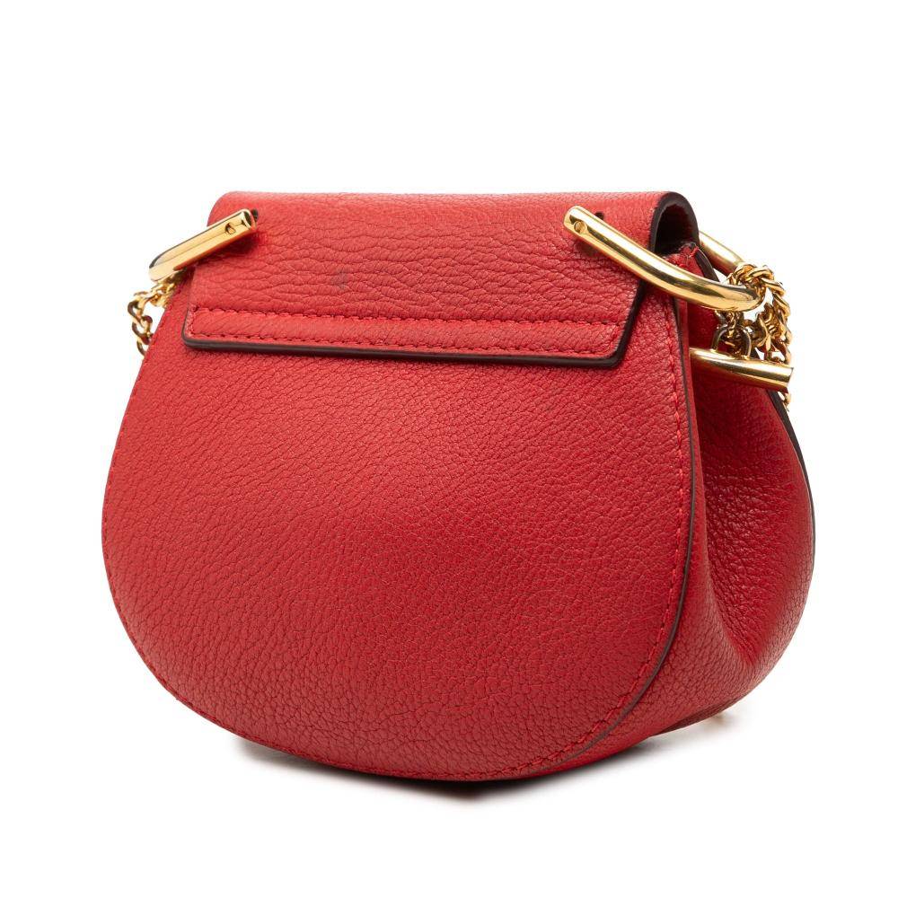 Chloé Vintage Crossbody Bag Stl.  - Red (L 12.50cm x W 15cm x D 7cm)