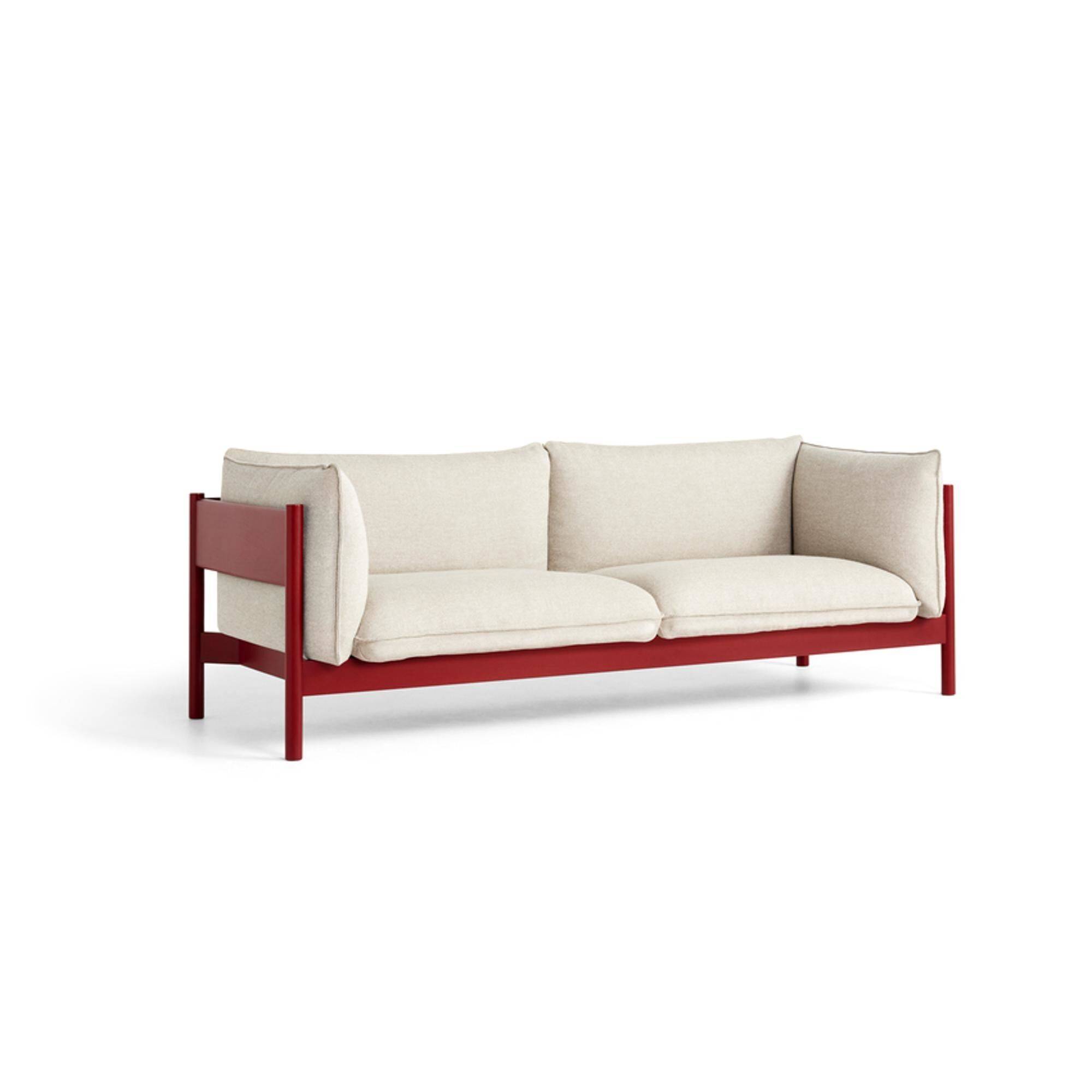 Arbour 3-Personers Sofa Rød Bøg/Hallingdal 220.