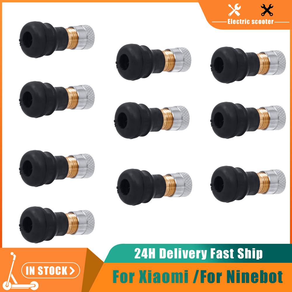 1/5/10PC Vacuum Tubeless Valves for Xiaomi M365/Pro/pro 2 Max G30 G2 G3 Electric Scooter Tyre Tubeless Tire Wheel Gas Valve