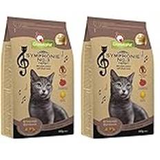 GranataPet Symphonie No. 3 Strauss, Trockenfutter für Katzen, Alleinfuttermittel ohne Getreide & Zuckerzusätze, schmackhaftes Katzenfutter, 300 g (Packung mit 2)