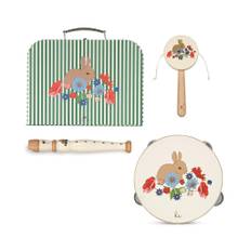 KONGES SLØJD - musikinstrumenter i kuffert, sæt m 3 dele - Bunny Tokki