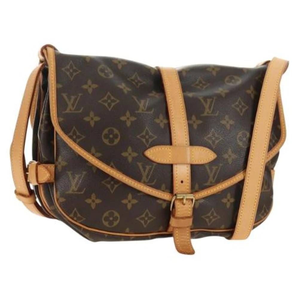 Louis Vuitton Vintage - Pre-owned Monogram Canvas Shoulder Bag Vintage - Dam - ONE Size - Läder