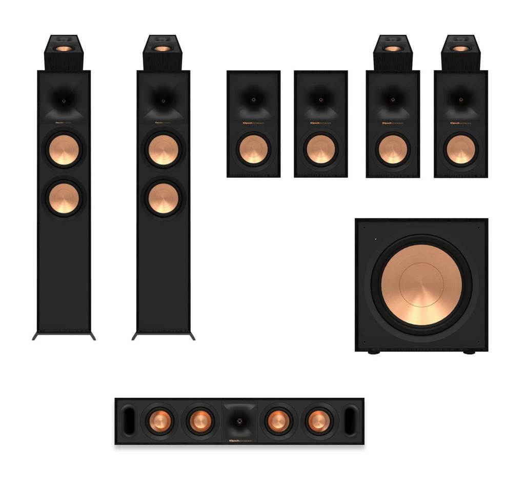 Klipsch Reference R-600F 7.1.4 Dolby Atmos Home Theater System
