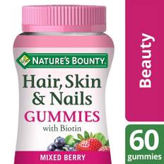 Nature's Bounty Hair, Skin & Nails Gummies with Biotin, 60 Gummies